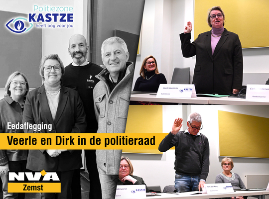 Veerle en Dirk in de politieraad Zemst