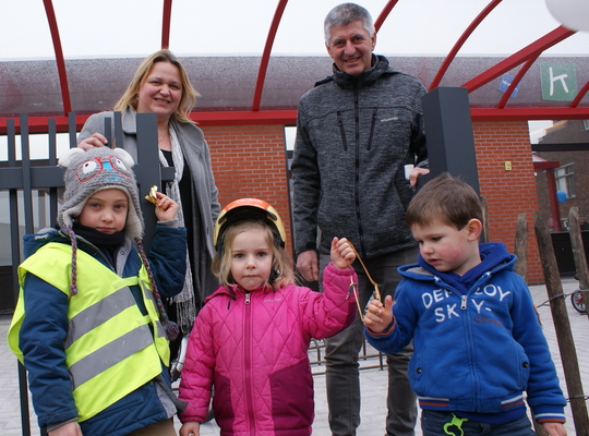 Opening fietsenstalling Kriekelaar Opening fietsenstalling Kriekelaar