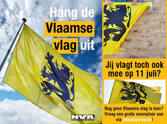 Vlaamse Feestdag vlaggen