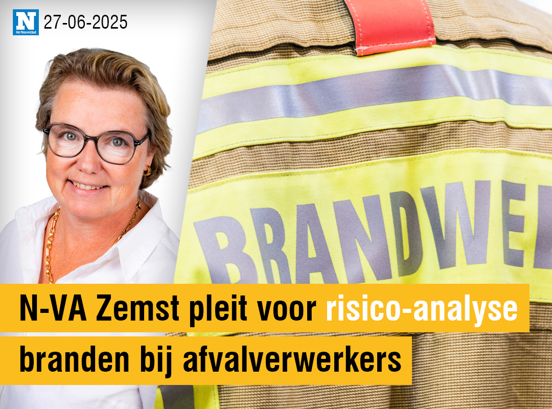N-VA Zemst wil risico-analyse nav branden afvalverwerking