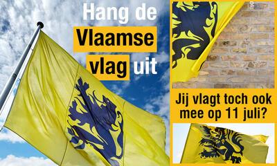 vlaamse feestdag vlaggen
