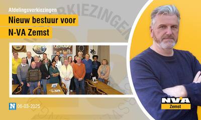 nieuwe bestuur N-VA ZEMST