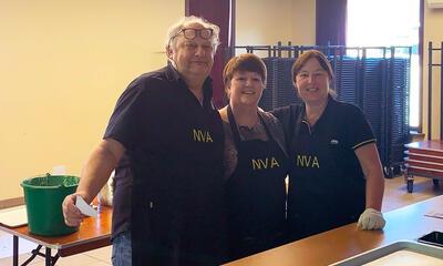 Keukenteam pannenkoekenfeest N-VA Zemst